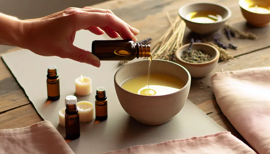 Æteriske olier: Mængder og sikkerhed i hjemmelavede duftlys