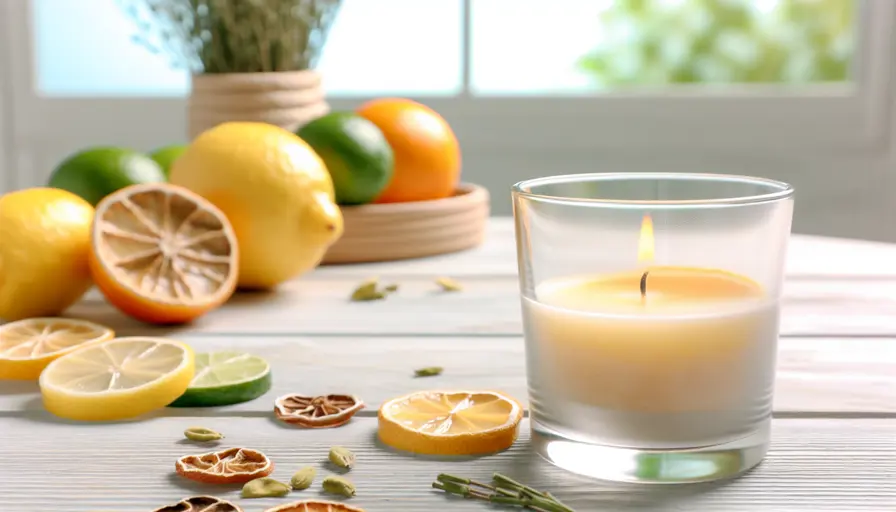 Duftlys med citrus – friskt og opløftende til hjemmet