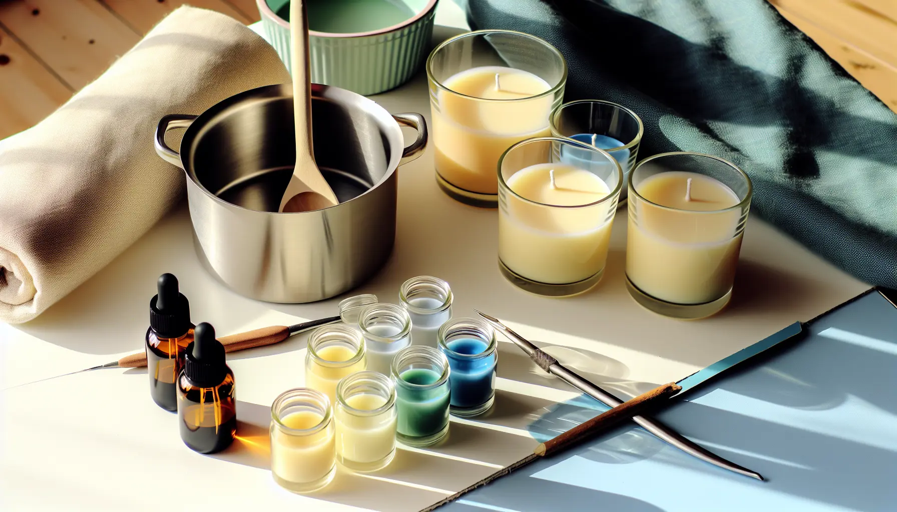 Farve og duftolie i duftlys: Hvad kommer først?