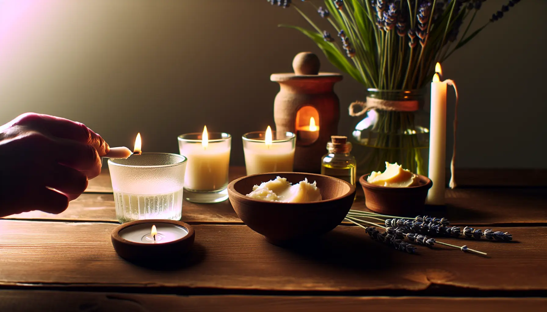 Lav dine egne massage-lys med naturlige ingredienser