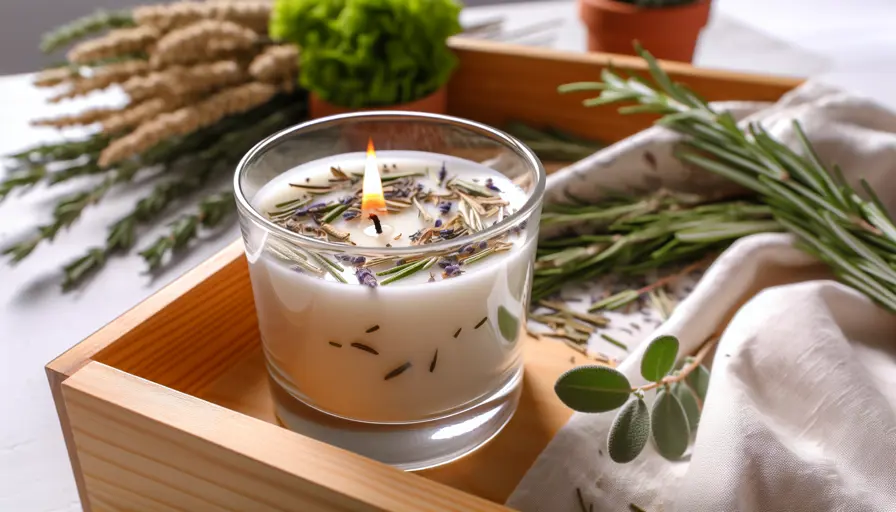 Sådan bruger du urter i hjemmelavede duftlys