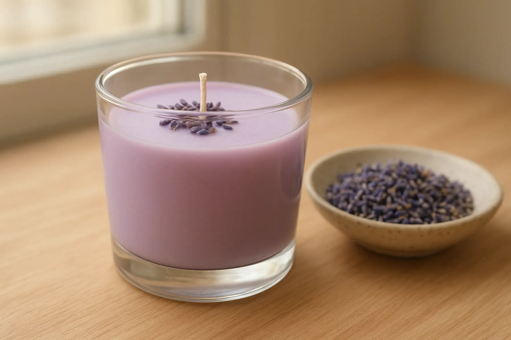 Lavendelmorgen — blødt lavendellys