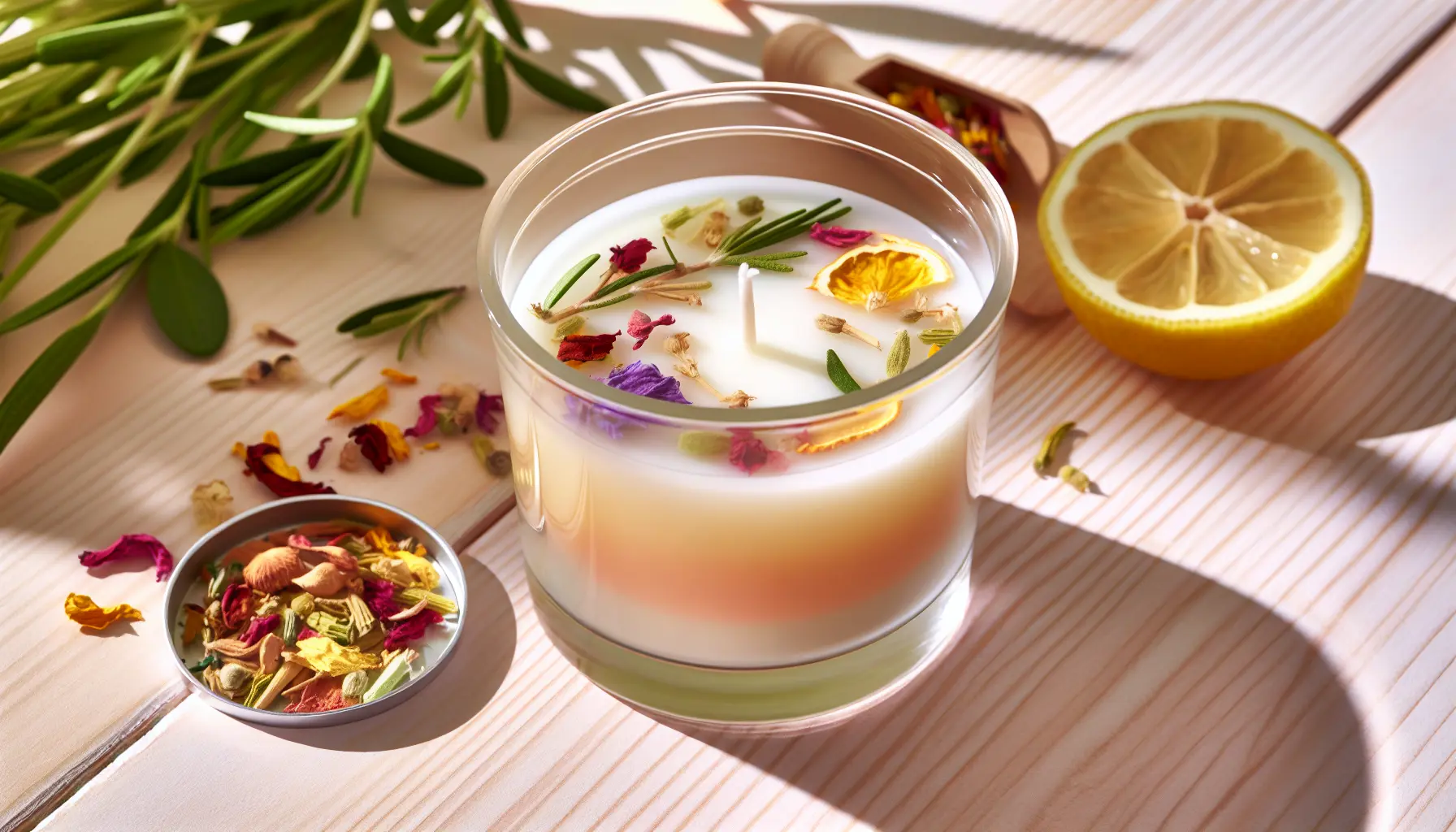 Legende sommerduft med sojavoks og blomster