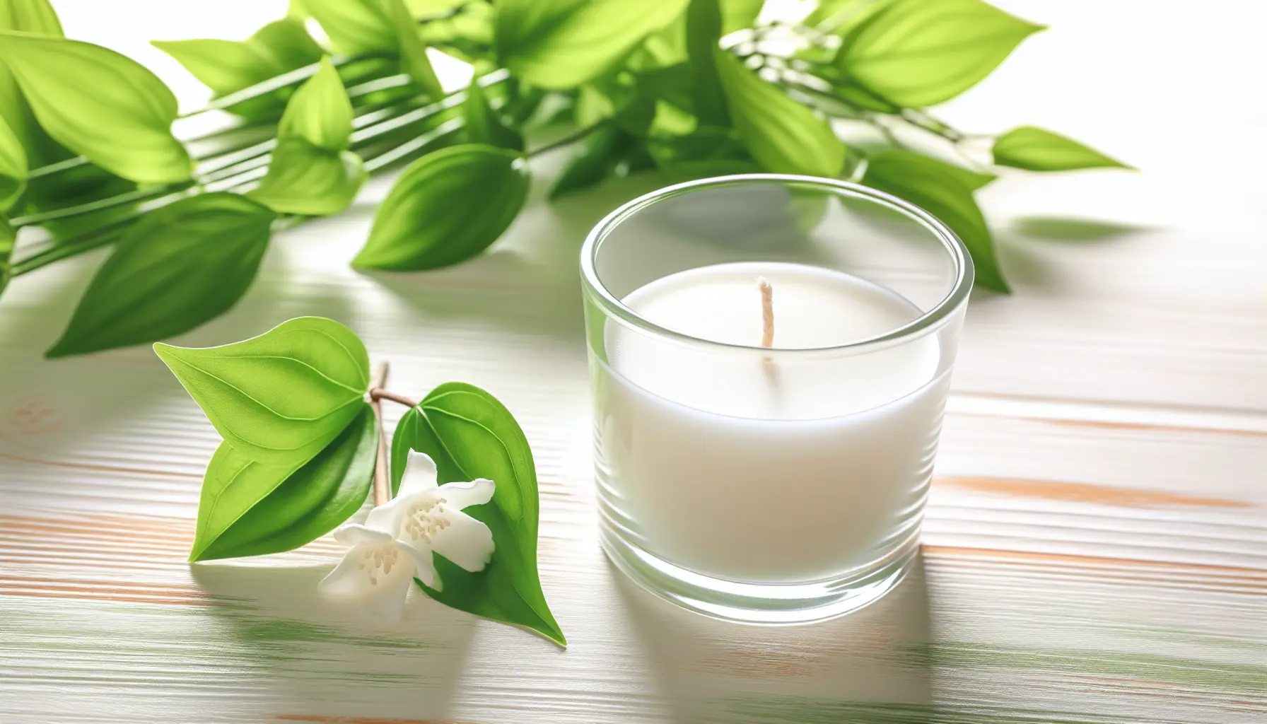 Morgenbris med jasmin og vetiver i sojavoks