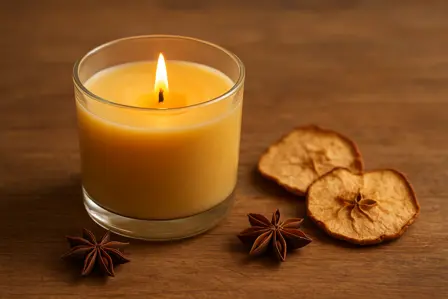 Ristet pære og stjerneanis duftlys