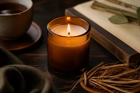 Rituelt aftenlys med patchouli og vetiver