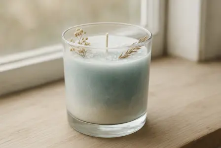 Saltet strandkrans duftlys