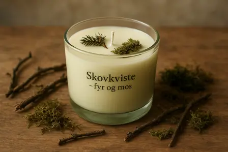 Skovkviste — fyr og mos