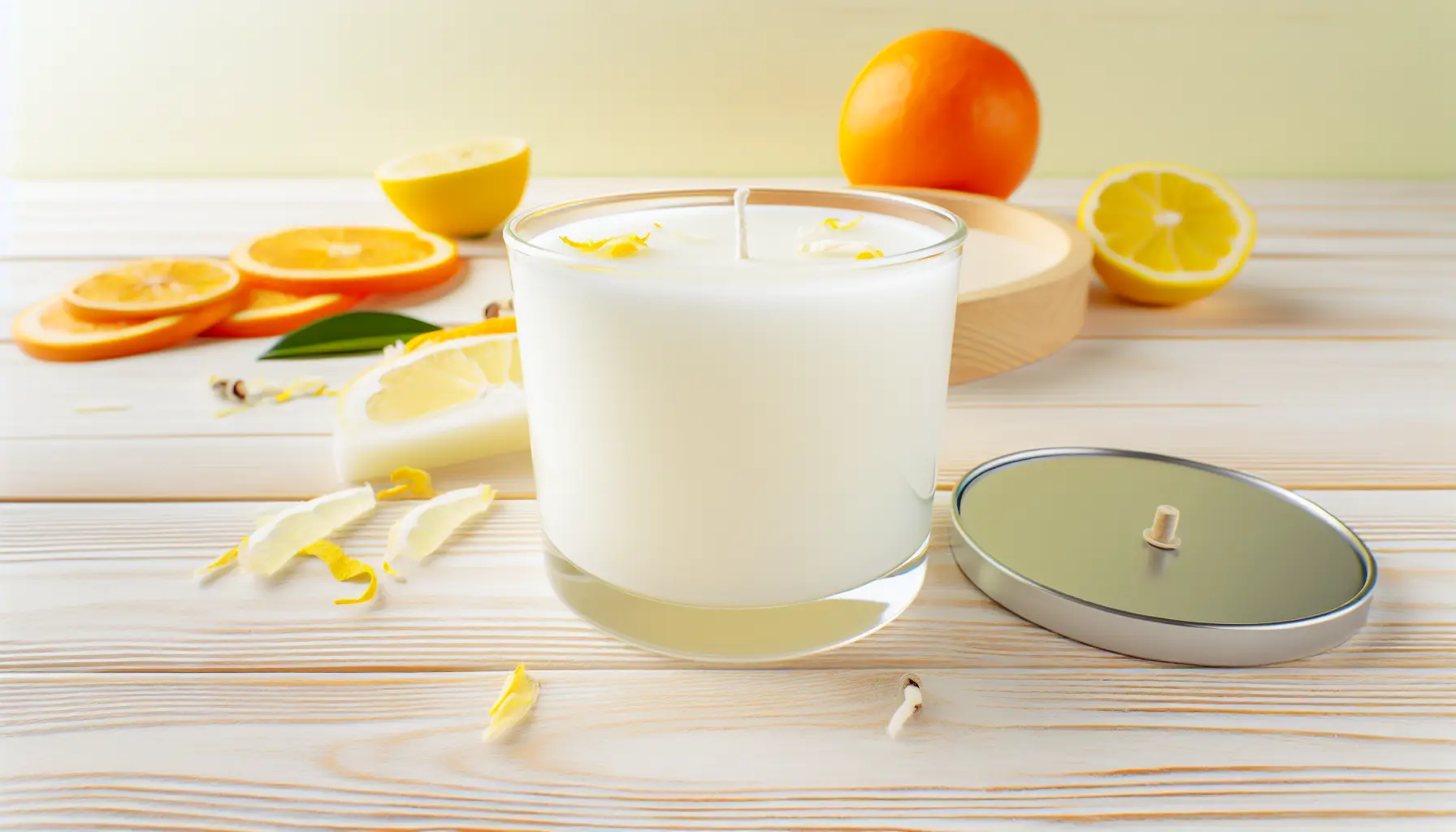 Solskinsduft med hvid bivoks og citrus